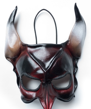 Devil Mask for supernatural fetish play.