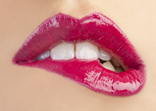 Glossy Pink Lips