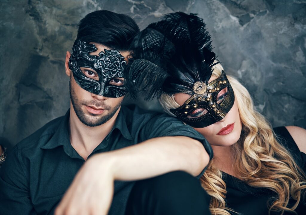 Couple in Masquerade
