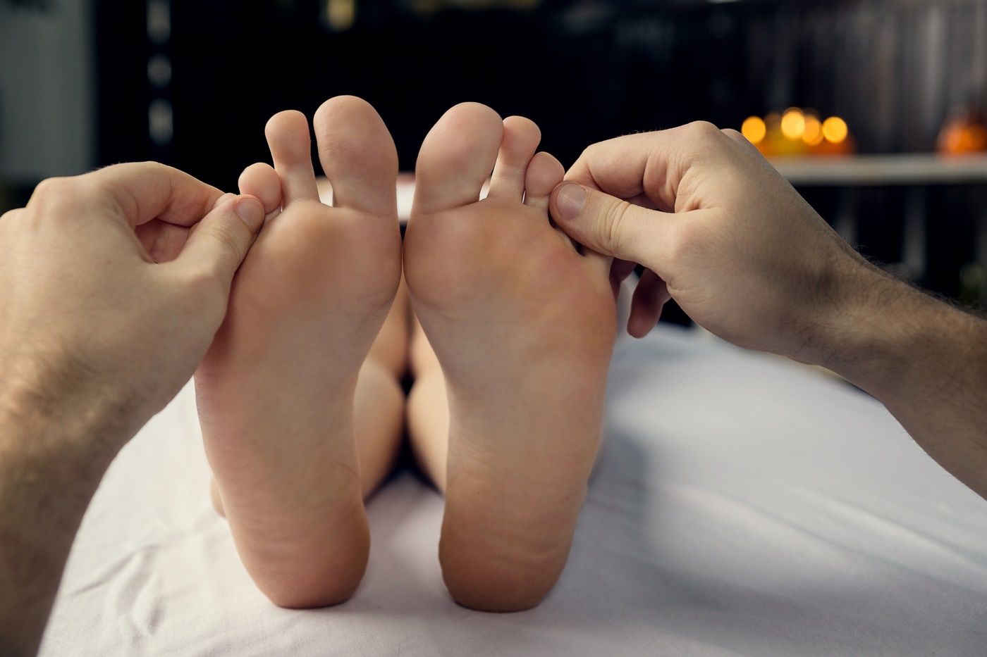 Man Giving Foot Massage